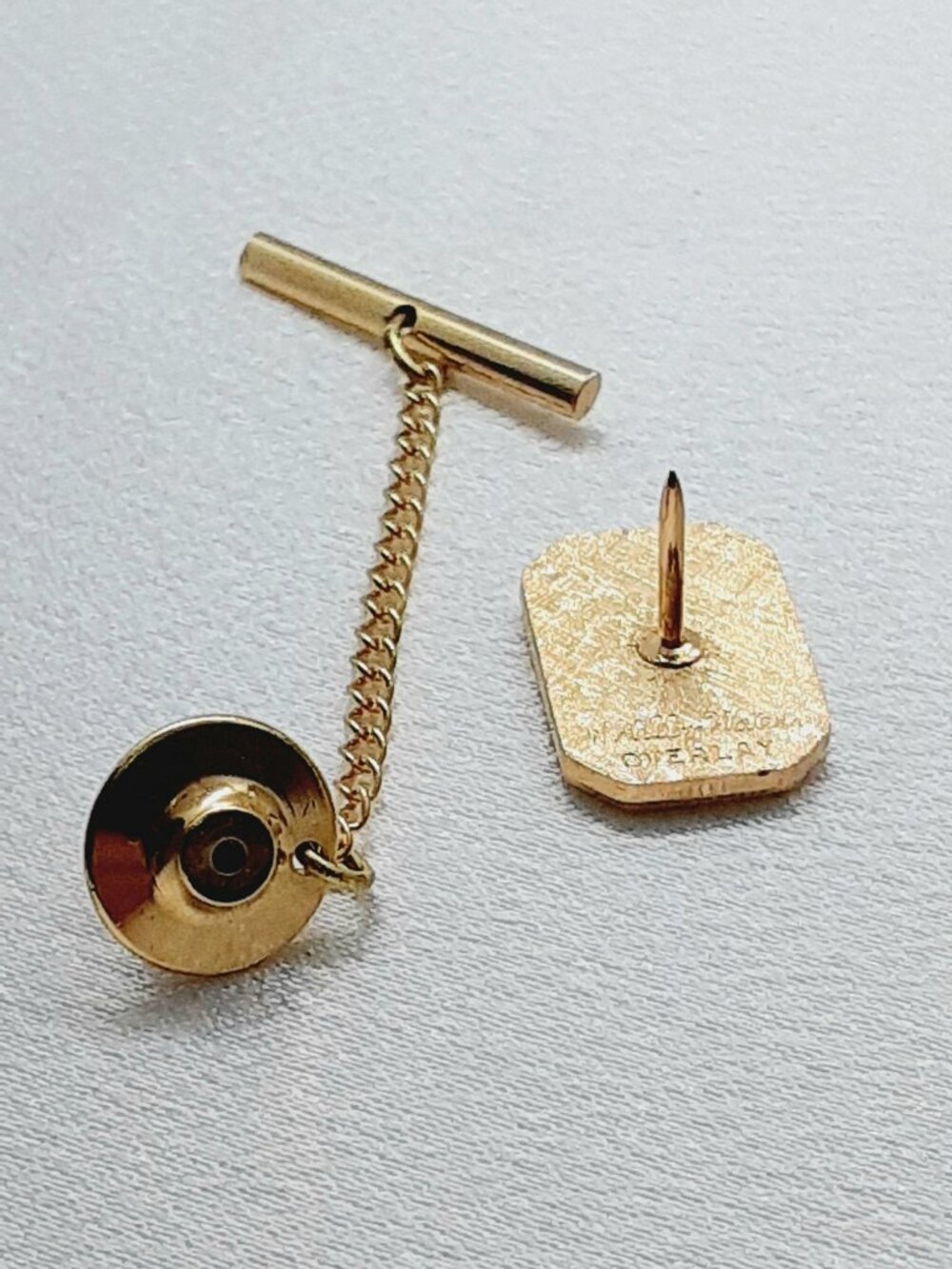 NEW Rectanguilar Formal Occasion Men's Tie Tac - Picture 3 of 6